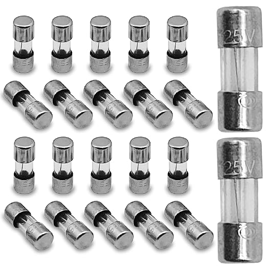 Mini Fuse F3AL125V 3.6x10mm 3A 3amp 125V 0.14x0.39 Inch Pack of 20 Fast-Blow by ACMEMATION