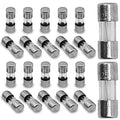 Mini Fuse F5AL125V 3.6x10mm 5A 5amp 125V 0.14x0.39 Inch Pack of 20 Fast-Blow by ACMEMATION