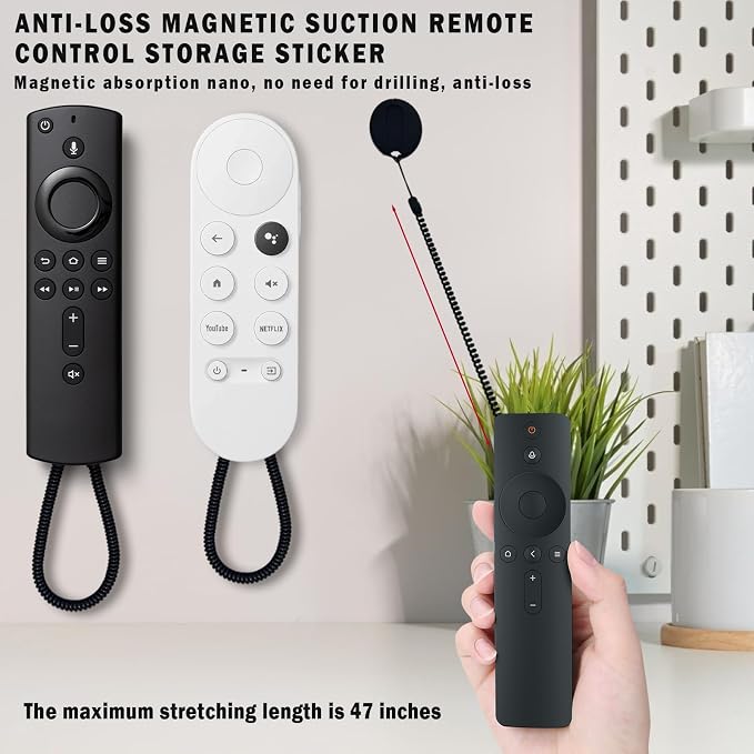 3-Pack Magnetic TV Remote Leash Holders - Image 3