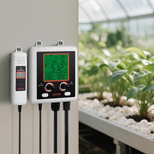 VEVOR Carbon Dioxide Detector, Dual Outlets CO2 Monitor, Day and Night - Image 8