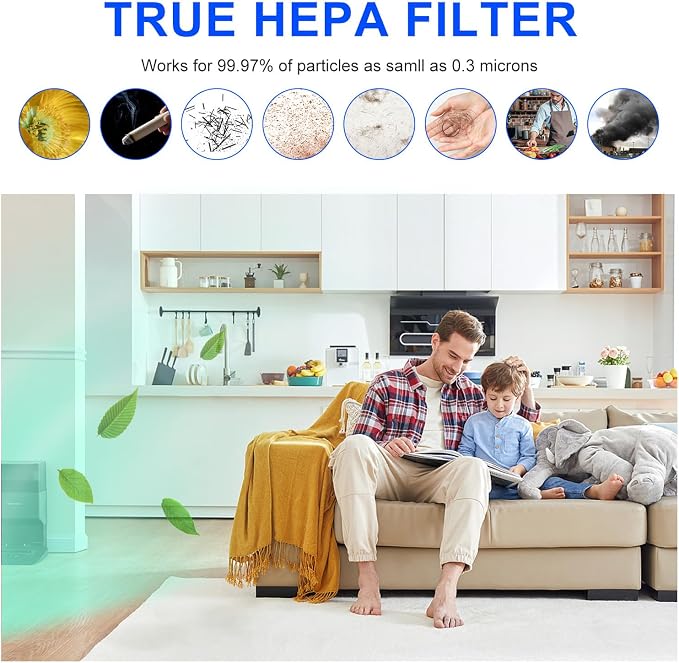 Replacement H13 Air Filter for JINPUS 908 Air purifier 2-Pack - Image 5