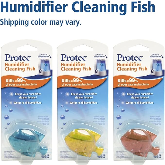 Protec Humidifier Cleaning Fish, Tank Cleaner, Fights Slime & Odor, Lasts 30 - Image 4