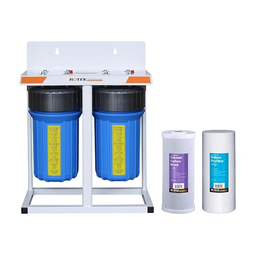 Rotek Water Systems Whole House Water Filtration System | 2-Stage Water Filter by RotekWaterSystem