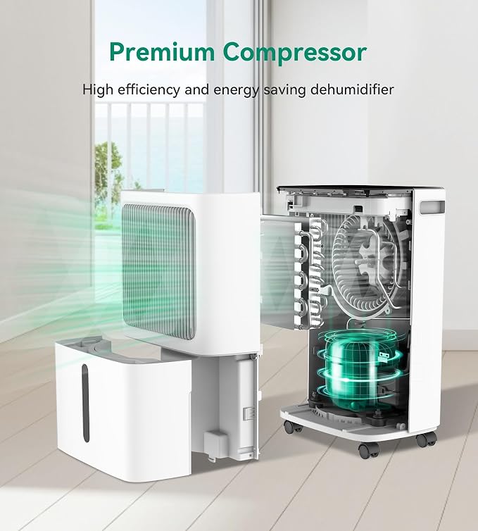 VEAGASO 34 Pint/D Dehumidifier for Basement - Image 6