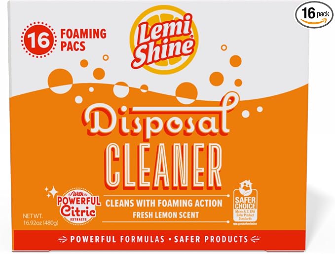 Lemi Shine Foaming Garbage Disposal Cleaner and Deodorizer by LemiShine