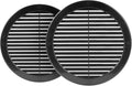 2pack 8" Inch Black Plastic Round Vent Cover by HVACOV