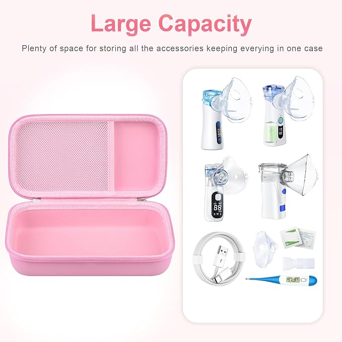 BOVKE Carrying Case for Handheld Electric Nebulizer for Adults and Kids - Image 2