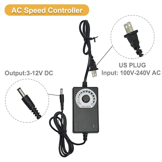 12025 Computer Fan 3 x 120 mm Small Brushless Axial Big Airflow Cooling Fan - Image 4