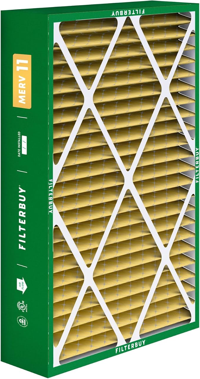 Filterbuy 16x25x5 Air Filter MERV 11 Superior Pet & Allergy Defense, Pleated - Image 9