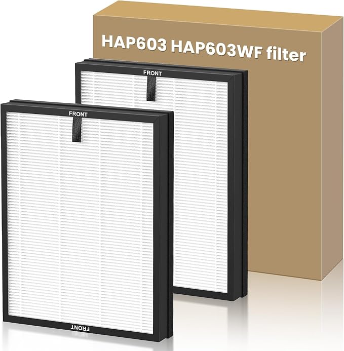 2 PACK HAP603 Replacement Filter by HKNECE