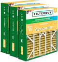 Filterbuy 20x25x6 Air Filter MERV 11 Superior Pet & Allergy Defense, Pleated by Filterbuy