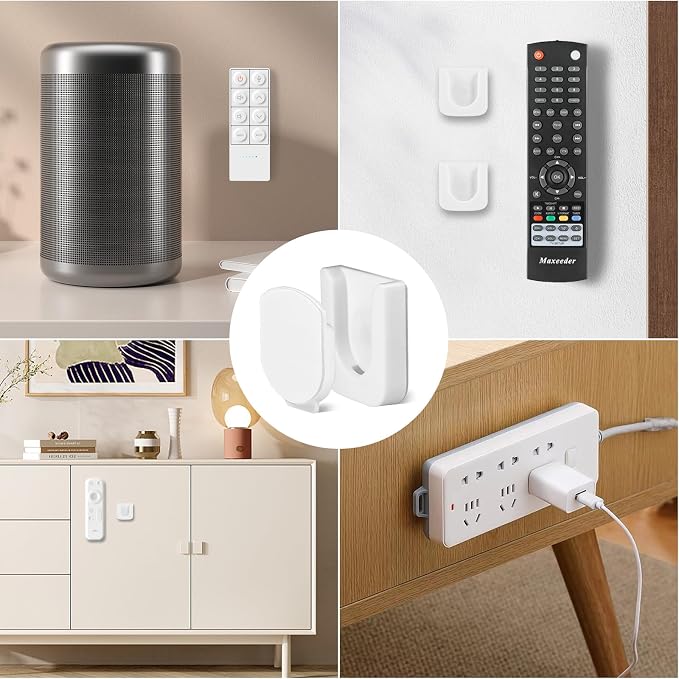 Remote Control Holder Wall Mount 5 Pack Magnetic Control Organizer Containers - Image 7