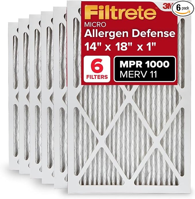 Filtrete 14x18x1 AC Furnace Air Filter, MERV 11, MPR 1000, Micro Allergen by Unknown