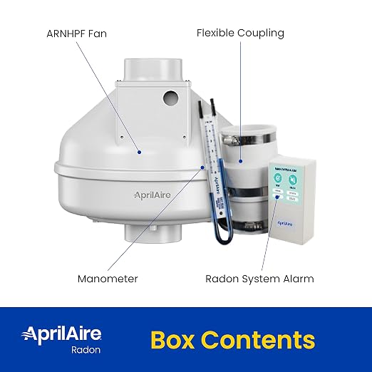 Aprilaire ARNHPK Radon Mitigation Kit, Moderate to Tight Soils Application - Image 2