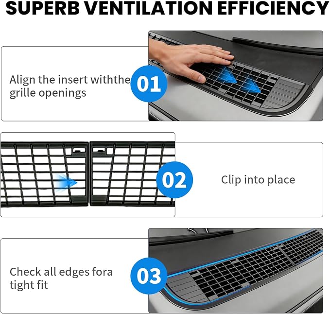 Air Vent Cover for Tesla Model Y Juniper 2025 2026, Air Intake Protective Cover - Image 6