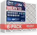 BNX TruFilter 20x25x1 Air Filter MERV 13 by BNX