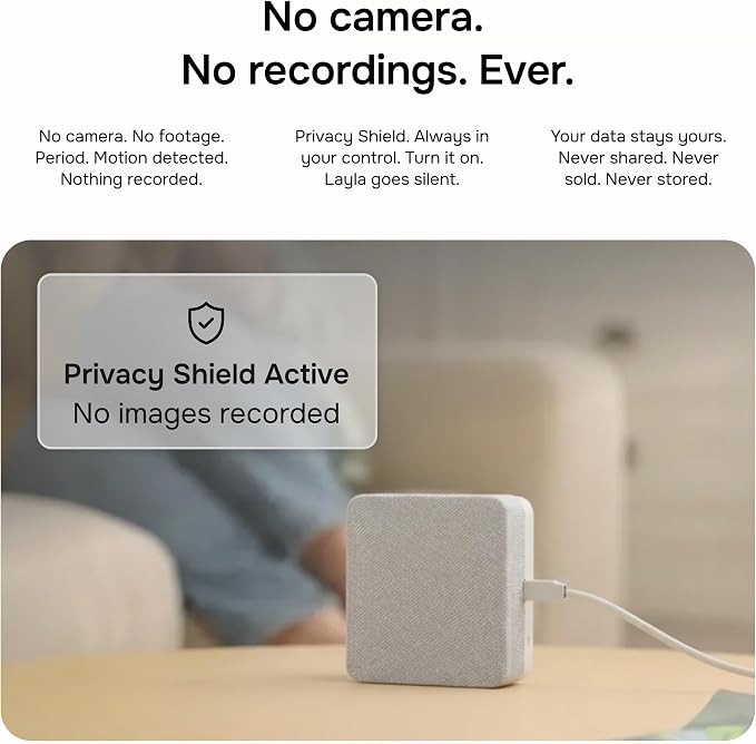 Layla Smart Home Agent 9-in-1 Smart Sensor & Air Quality Monitor | Noise & - Image 5