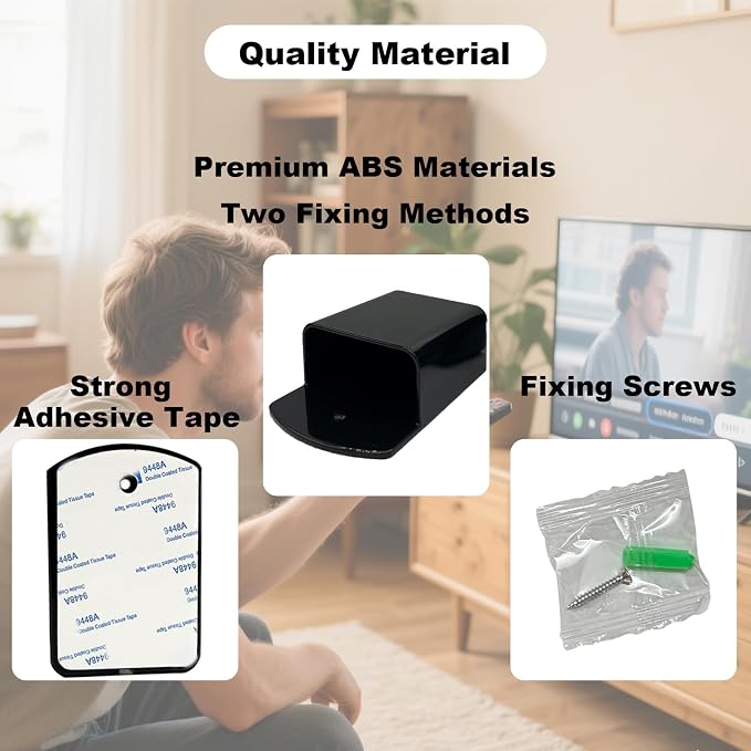 4Pcs Remote Holder Wall Mount, Remote Control Holder - Image 4