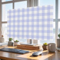 Minimalist Lavender Gingham Plaid Indoor TV Cover, Elastic TV Screen Protector by Unknown