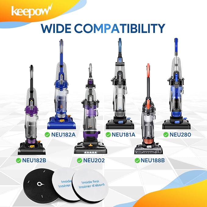 KEEPOW Vacuum Filters for Eureka PowerSpeed Cordless Vacuum Cleaner, E0202 - Image 2