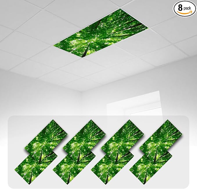 8 Pcs Fluorescent Light Covers by Euphonium