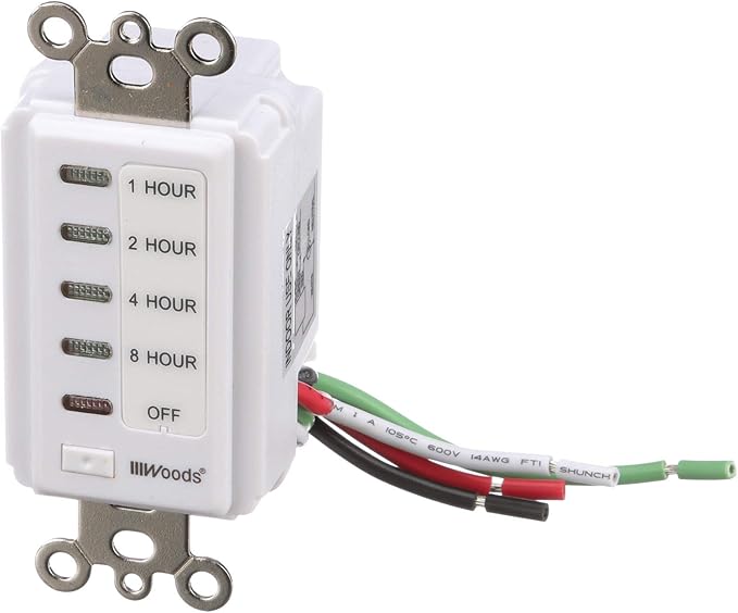 Southwire Woods In-Wall 8-Hour Digital Countdown Timer - Image 2