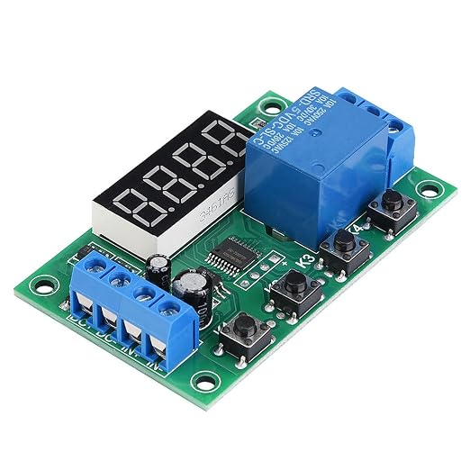 LED Display Timer LED Display Adjustable Timer Relay Module by LUCKDANO