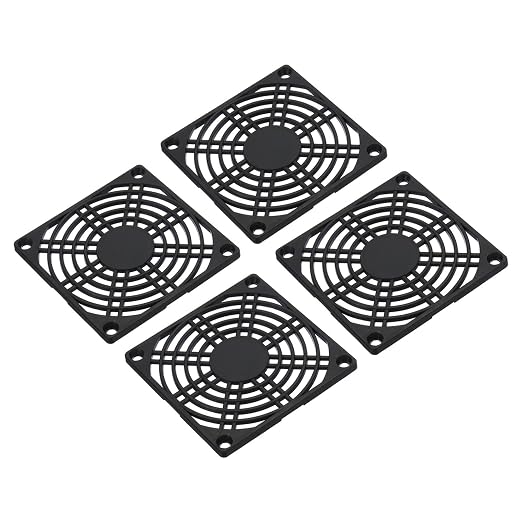PATIKIL 80mm Fan Filter, 4 Pack ABS Plastic Ventilator Grill Protector Guard by PATIKIL