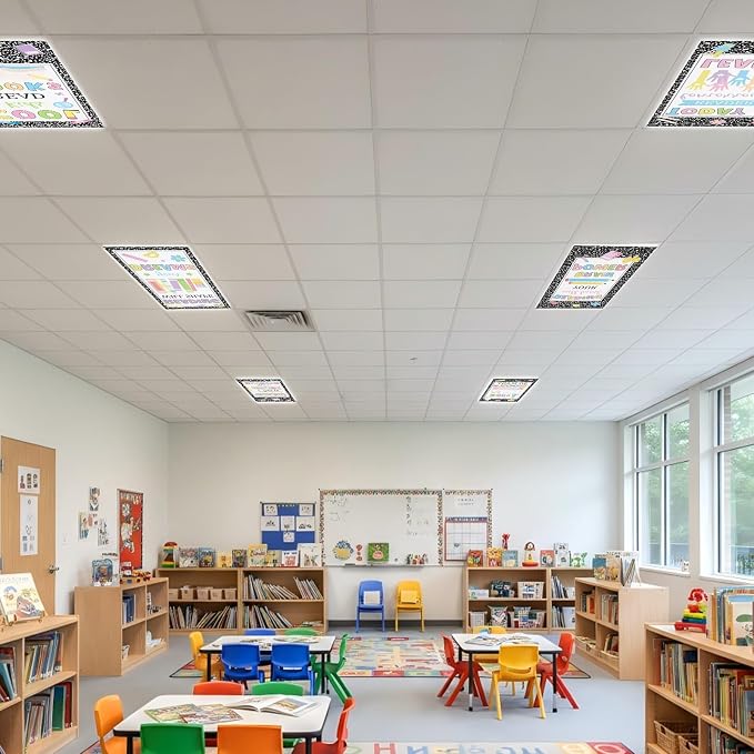 Wiooffen 6 Pcs Fluorescent Light Covers - Image 7