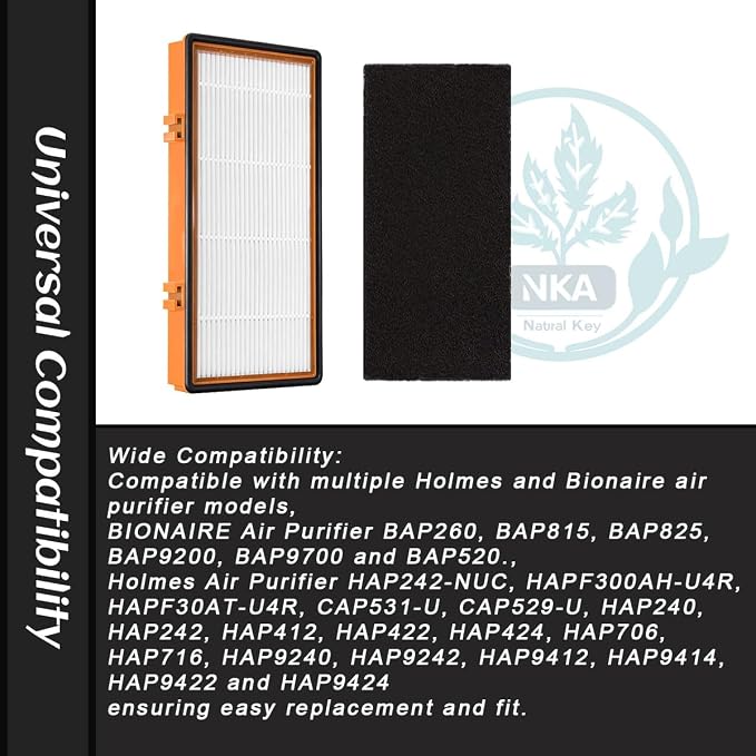 NKA HAPF30AS for Holmes Air Purifier 3-in-1 Smoke Grabber HEPA Activated Carbon - Image 3
