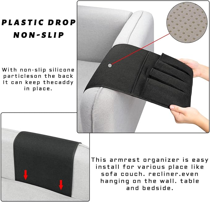 NB Sofa Armrest Organize Remote Holder Bedside Caddy Organizer - Image 5