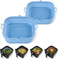 Silicone Air Fryer Liners Square by Loveuing