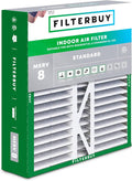 Filterbuy 16x22x5 Air Filter MERV 8 Essential Dust & Allergy Defense, Pleated by Filterbuy