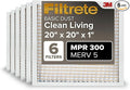 Filtrete 20x20x1 Air Filter MERV 5, MPR 300 Basic Dust Defense, Pleated by Unknown