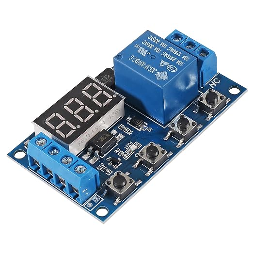 2pcs DC 6-30V Timer Relay Programmable Time Delay Relay Module Cycle Timer - Image 7