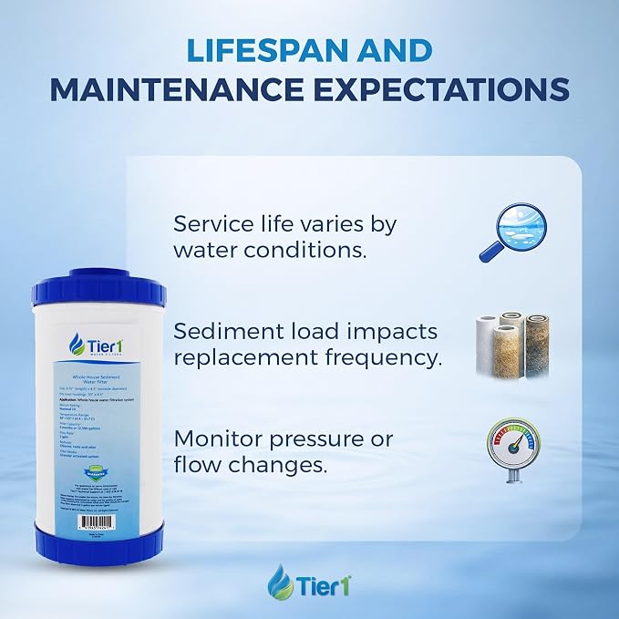 Tier1 0.5 Micron 20 x 4.5 Water Filter | Radial Flow Carbon Block Whole House - Image 7