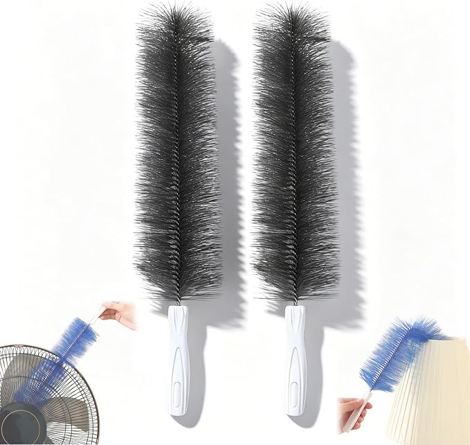 Bendable Microfiber Duster, Reusable Dust Remover, 2027 New Fan Cleaning Brush by Unknown