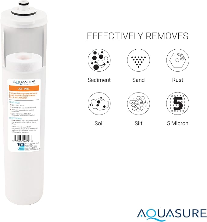 Aquasure Premier Series Complete 4-Stage Quick Twist Filter Replacement - Image 2