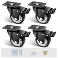 3" Swivel Plate Casters, 1000Lbs Capacity by ASHGOOB