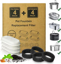 Cat Water Fountain Filter, 8 Pack Cat Fountain Filter Replacement by KANCHOU