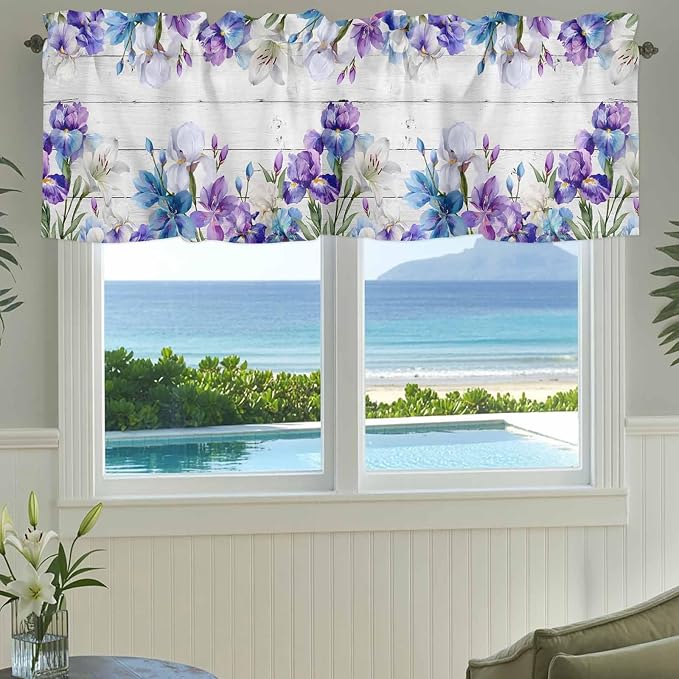 Spring Flowers Curtain Valances - Image 3