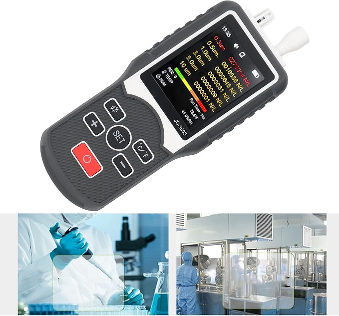 Handheld Air Quality Monitor, Air Quality Detector Monitor PM2.5 Dust Particle - Image 4