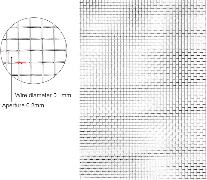 Stainless Steel Woven Wire Mesh, 304 Stainless Steel Woven Wire, 80 Mesh Fly - Image 2