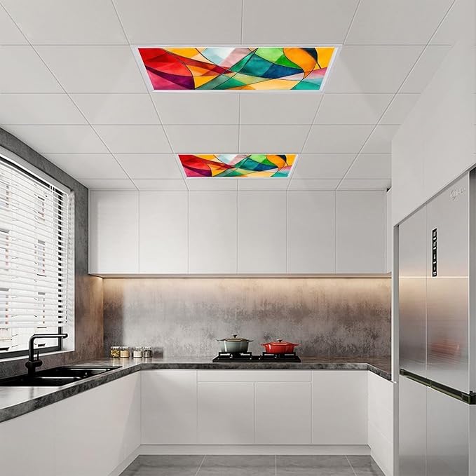 2 Pack Geometry Fluorescent Light Cover - Image 6