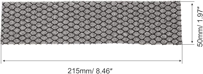 PATIKIL 8.5" x 2" x 0.2" Air Conditioner Foam Filter, 3 Pack Air Filtering - Image 2