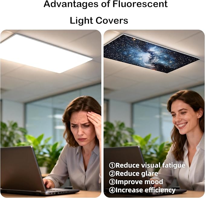 ANGSYLTH 8 Pcs Fluorescent Light Covers - Image 7