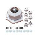 Metal Ball casters, Furniture Sliding 360 Degree Swivel Wheels, Load-Bearing by Unknown