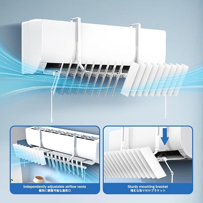 Air Deflector for Window Ac Unit, Window Ac Air Flow Redirector, Effectively - Image 7