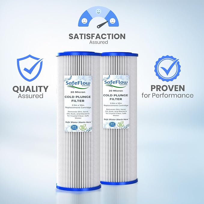 10in Ice Bath Chiller Filters 20 Micron 10" x 2.5" Water Filter Replacement - Image 7