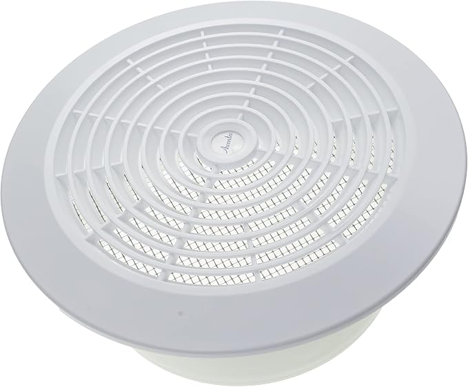 Vent Systems 6'' Inch White Round Plastic Ceiling Vent Cover - Image 7
